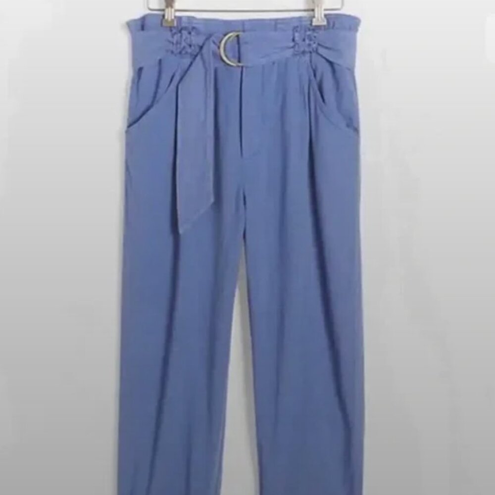 Anthropologie Malin Blue Utility Pants
